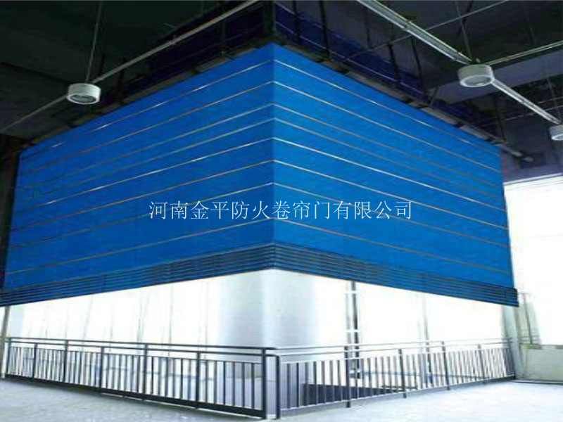 無機布雙軌無機折疊提升防火（huǒ）卷簾